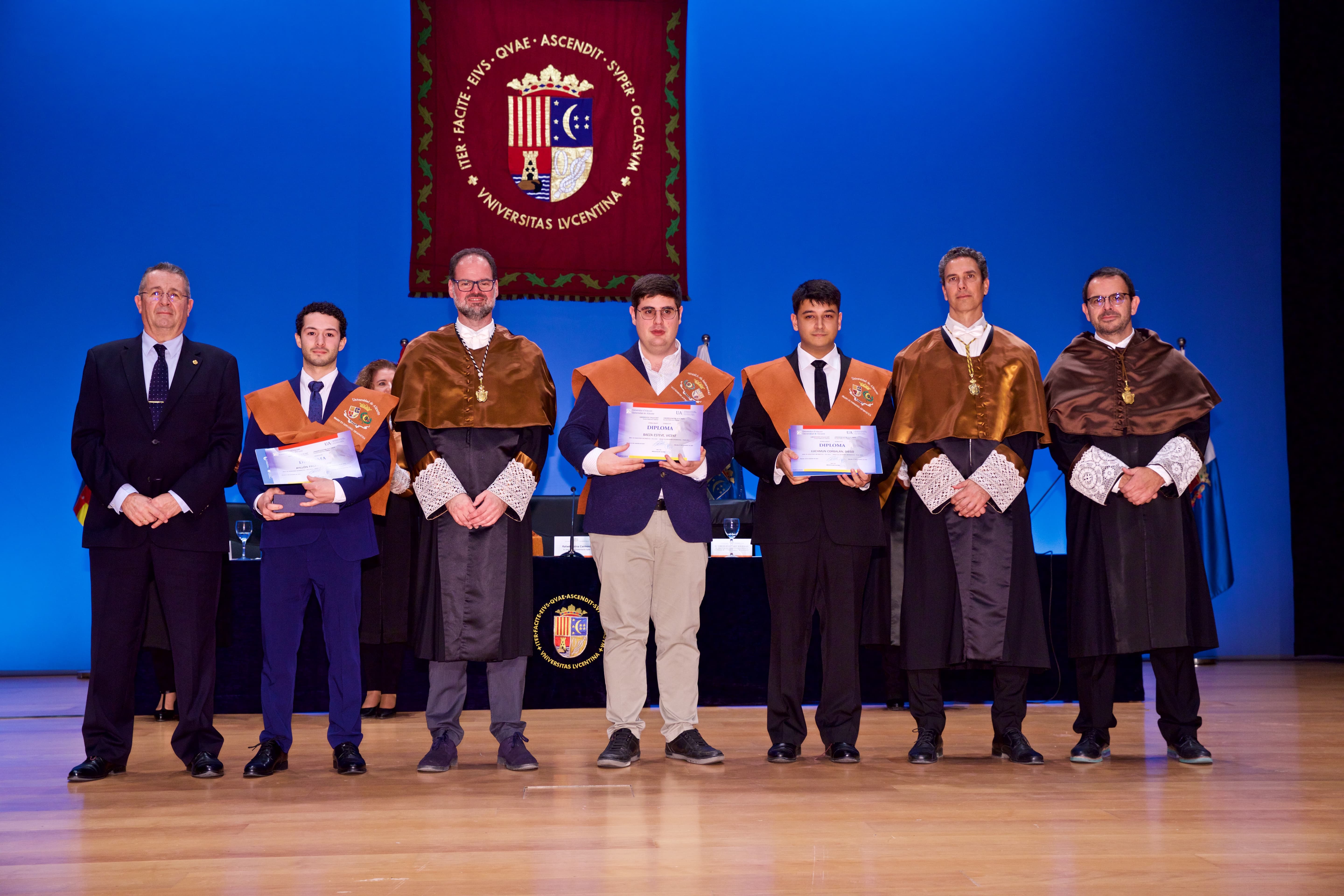 El COITICV, Som Digitas y el COIICV entregan reconocimientos a los mejores expedientes de la Universidad de Alicante